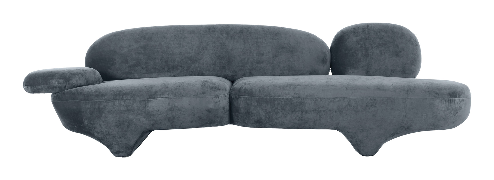 Oblak Storm Gray Sofa - Ornate Home
