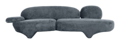 Oblak Storm Gray Sofa - Ornate Home