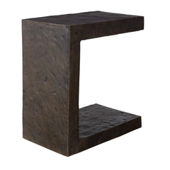 Obra Bronze Outdoor Side Table - Ornate Home