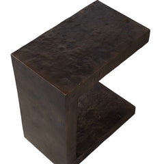 Obra Bronze Outdoor Side Table - Ornate Home