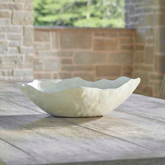 Obscura Warm White Outdoor Bowl - Ornate Home