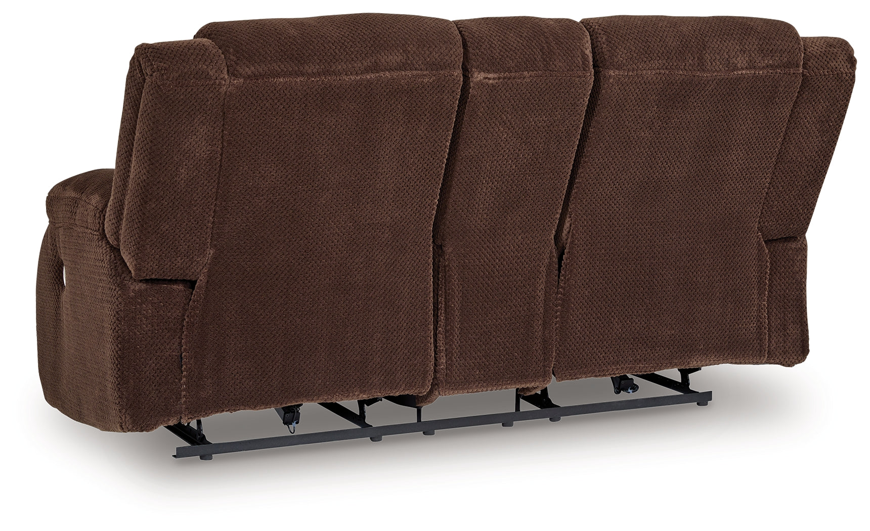 Observation Chocolate Power Reclining Loveseat w/Console (Online Special Price) - Ornate Home