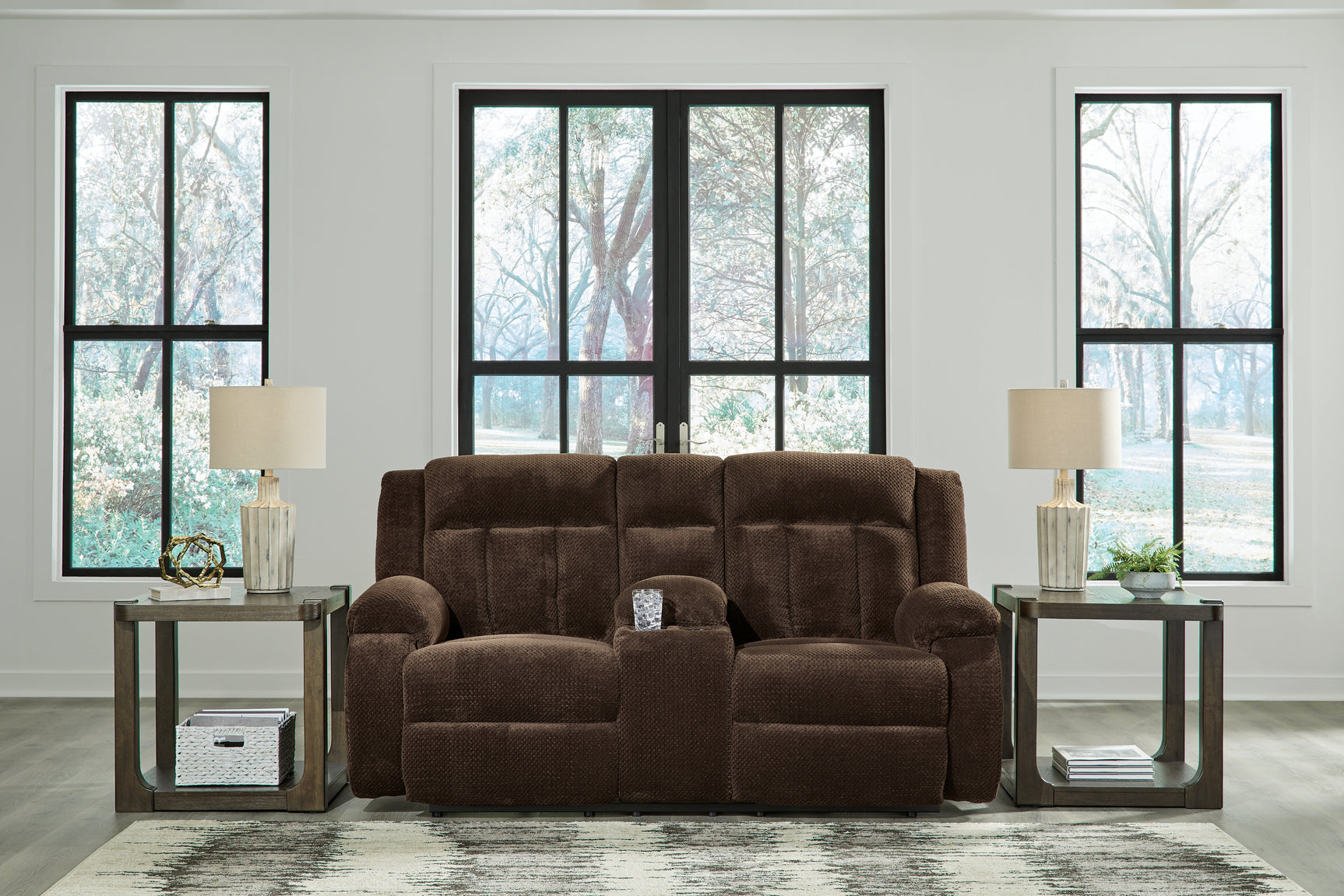 Observation Chocolate Power Reclining Sofa and Loveseat (Online Special Price) - Ornate Home