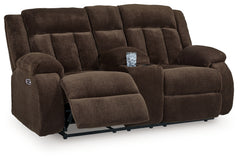 Observation Chocolate Power Reclining Sofa and Loveseat - Ornate Home