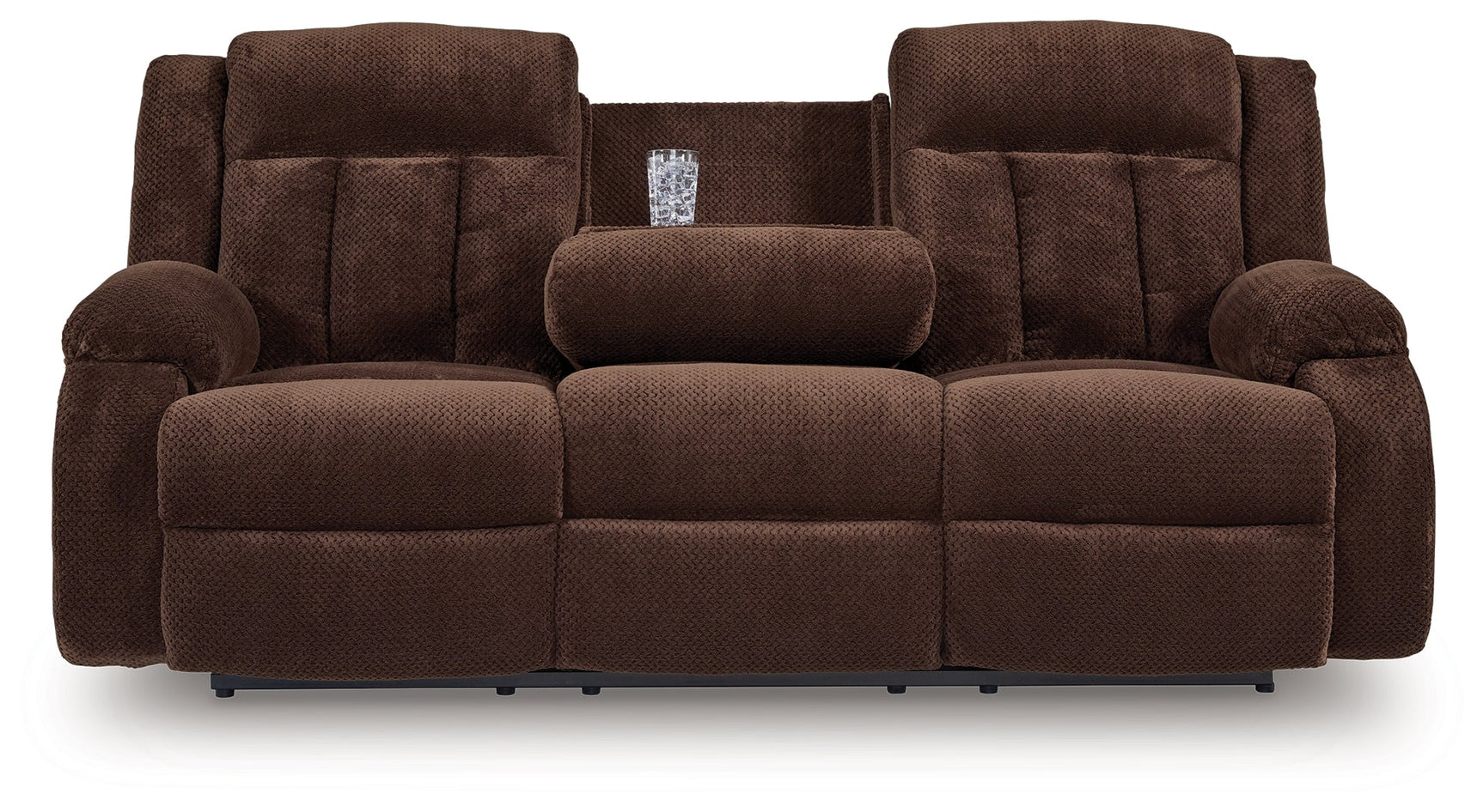 Observation Chocolate Power Reclining Sofa w/Drop Down Table (Online Special Price) - Ornate Home