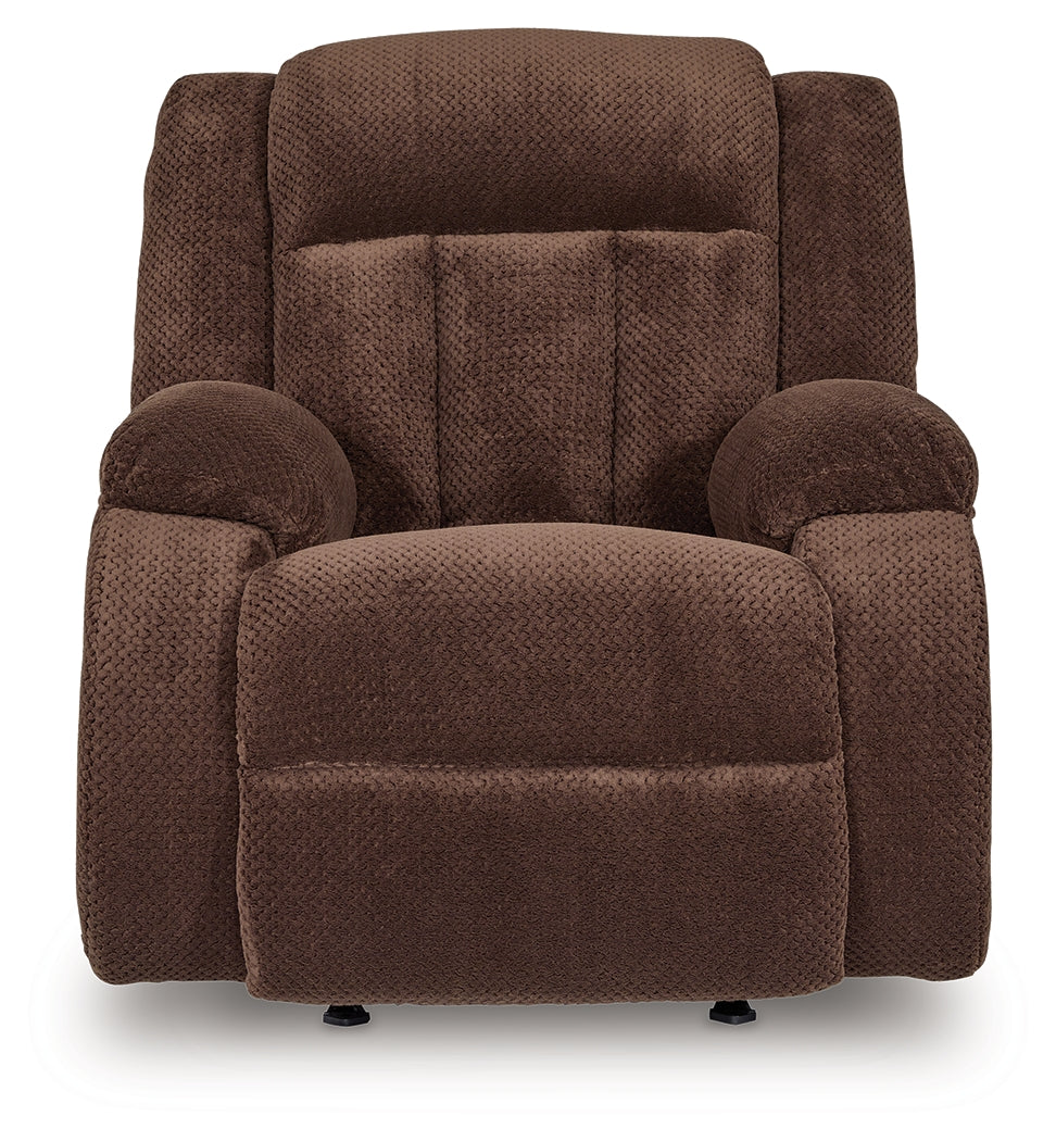 Observation Chocolate Power Rocker Recliner - Ornate Home