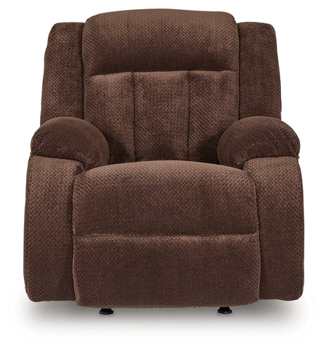 Observation Chocolate Power Rocker Recliner - Ornate Home