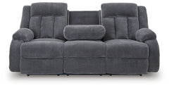 Observation Steel Power Reclining Sofa w/Drop Down Table - Ornate Home