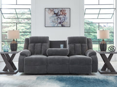 Observation Steel Power Reclining Sofa w/Drop Down Table - Ornate Home