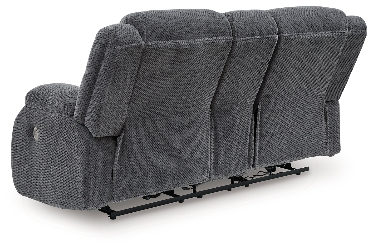 Observation Steel Reclining Power Loveseat w/Console (Online Special Price) - Ornate Home