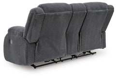 Observation Steel Reclining Power Loveseat w/Console - Ornate Home