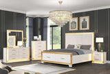 Obsession White & Gold Chest - Ornate Home