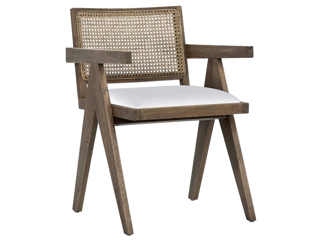 Ocampo Brown/White Dining Chair - Ornate Home