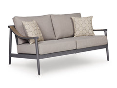 Ocean Beach Gray Loveseat w/Cushion - Ornate Home