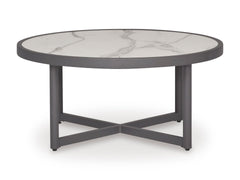 Ocean Beach Gray Round Cocktail Table - Ornate Home