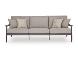 Ocean Beach Gray Sofa with Cushion - Ornate Home