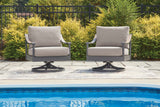 Ocean Beach Gray Swivel Lounge w/ Cushion - Ornate Home