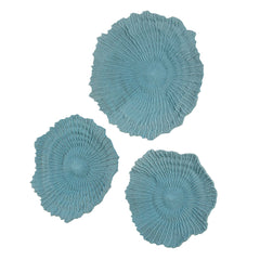 Ocean Gems Blue Wall Decor (Set of 3) - Ornate Home