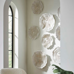 Ocean Gems White Coral Wall Decor (Set of 3) - Ornate Home