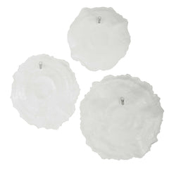 Ocean Gems White Coral Wall Decor (Set of 3) - Ornate Home