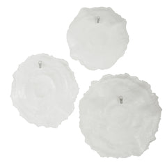 Ocean Gems White Coral Wall Decor (Set of 3) - Ornate Home