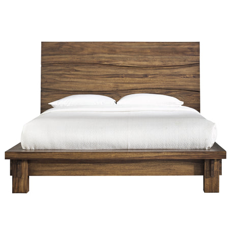 Ocean Solid Wood California King Platform Bed in Natural Sengon - Ornate Home