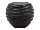 Oceanne Black Outdoor Side Table - Ornate Home