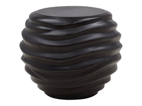 Oceanne Black Outdoor Side Table - Ornate Home