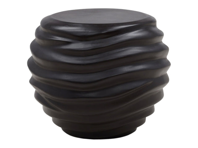 Oceanne Black Outdoor Side Table - Ornate Home