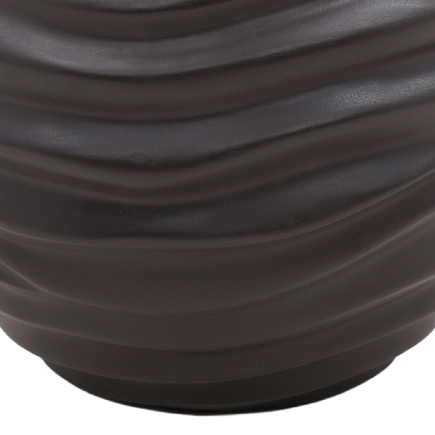 Oceanne Black Outdoor Side Table - Ornate Home