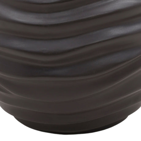 Oceanne Black Outdoor Side Table - Ornate Home