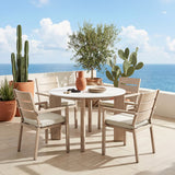 Oceanveil White Round Dining Table