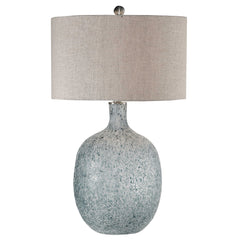 Oceaonna Blue Glass Table Lamp - Ornate Home