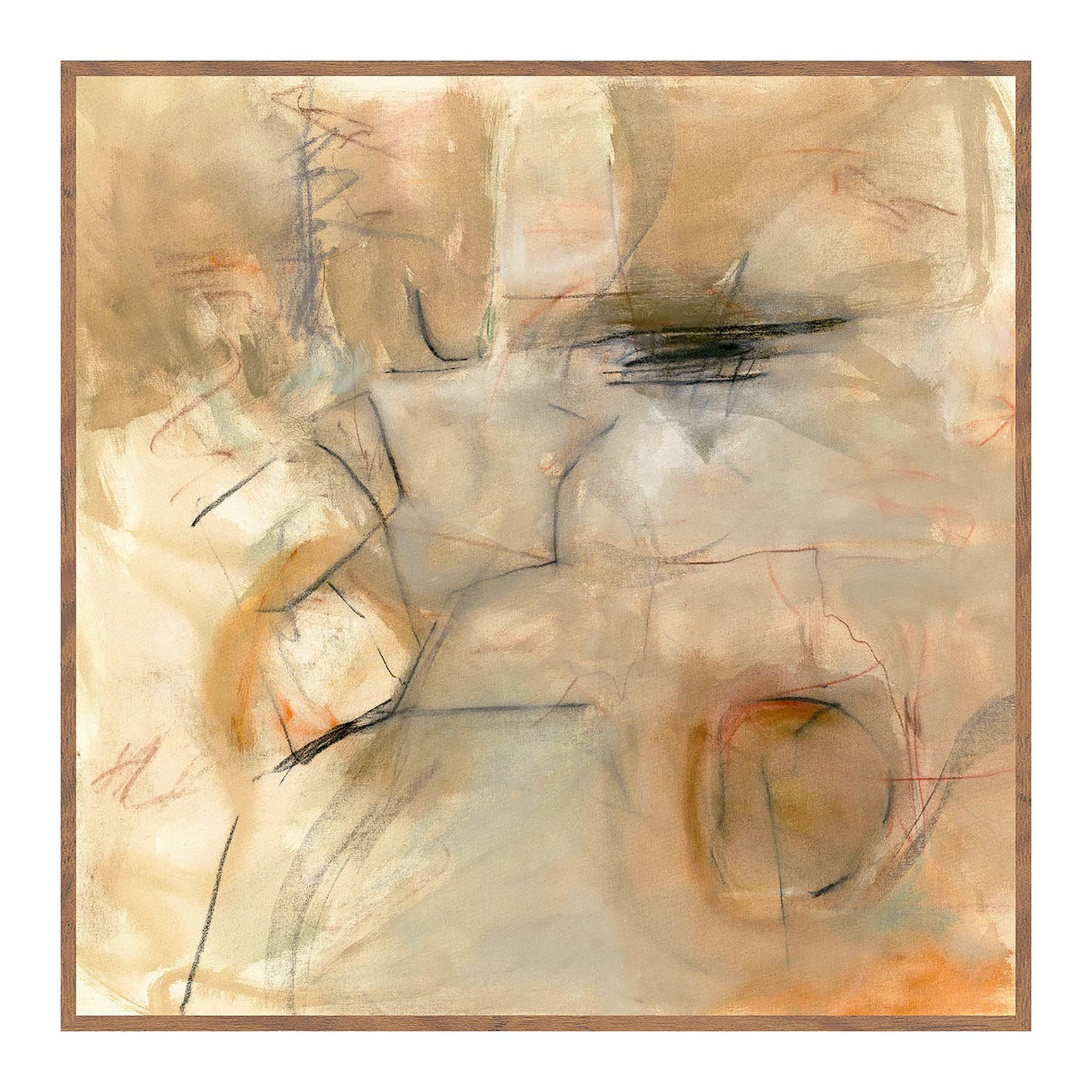 Ochre II Beige Painting by Buddy Whitlock - Ornate Home