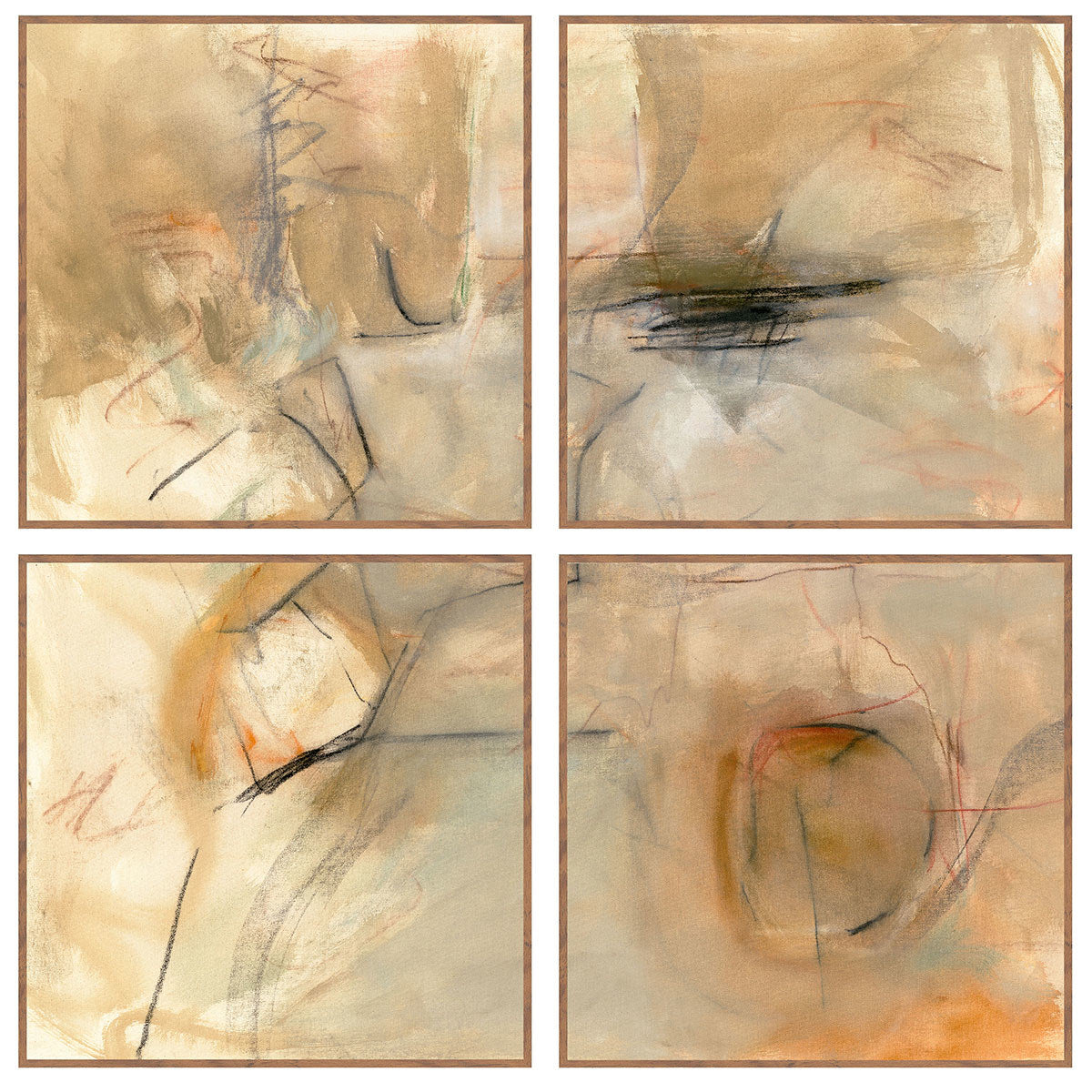 Ochre II Beige Painting by Buddy Whitlock - Ornate Home