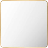 Ockenfels Modern Arched  Gold Wall Mirror - Ornate Home