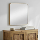 Ockenfels Modern Arched Gold Wall Mirror - Ornate Home