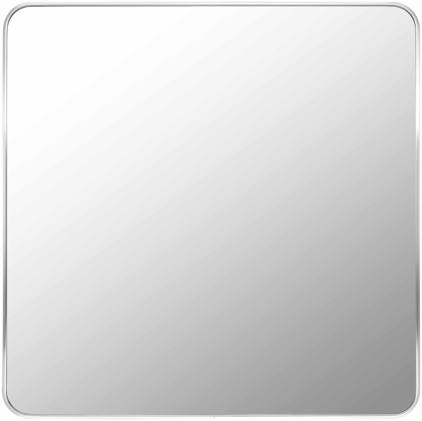 Ockenfels Modern Arched  Silver Gray Wall Mirror - Ornate Home