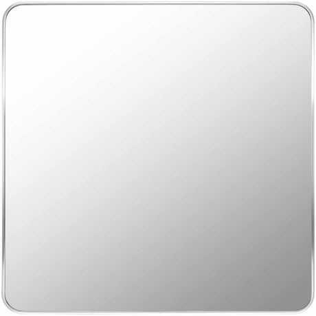 Ockenfels Modern Arched  Silver Gray Wall Mirror - Ornate Home