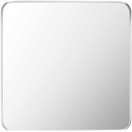 Ockenfels Modern Arched  Silver Gray Wall Mirror - Ornate Home