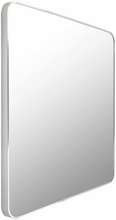 Ockenfels Modern Arched Silver Gray Wall Mirror - Ornate Home