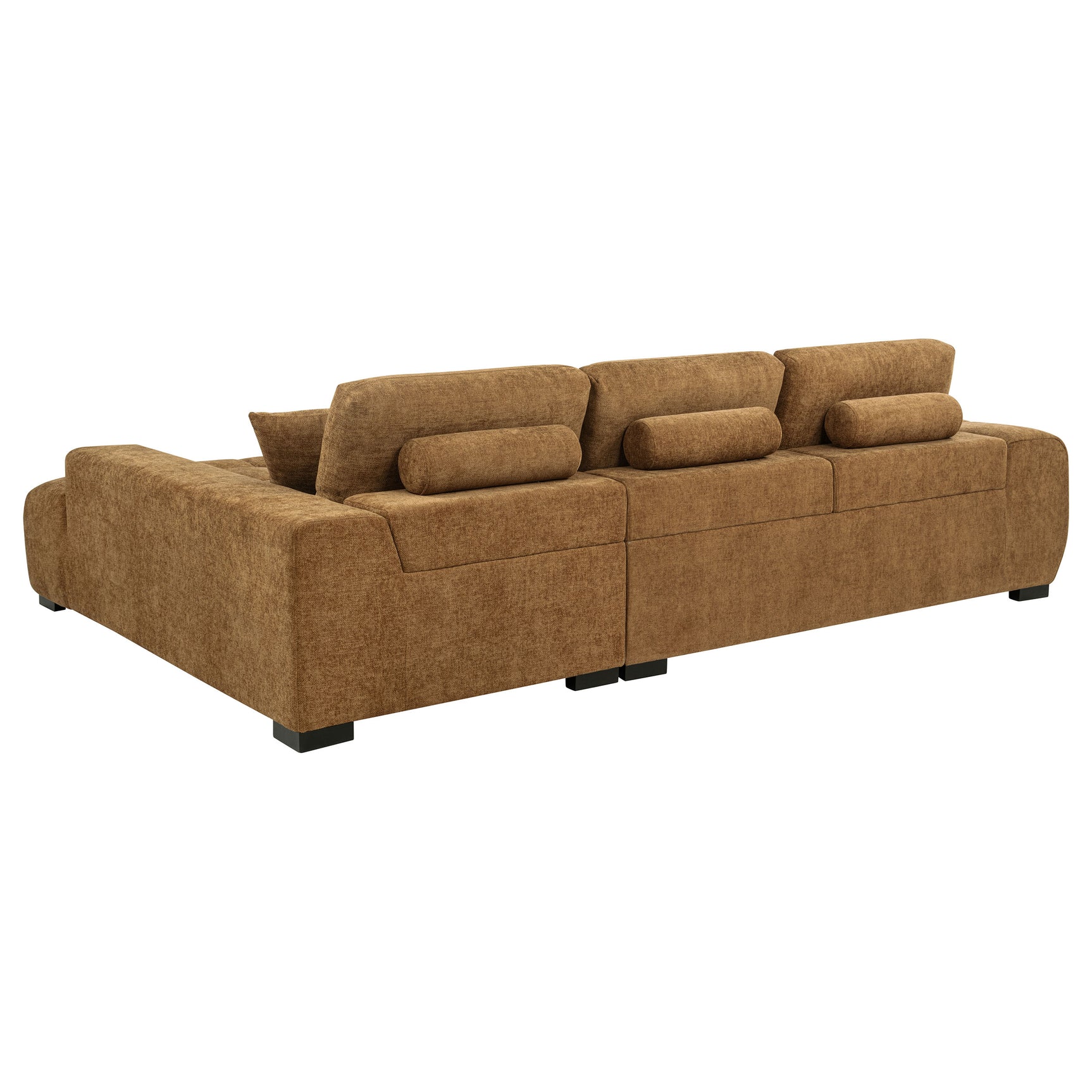 Octavia Amber Upholstered Sectional Chaise Sofa - Ornate Home
