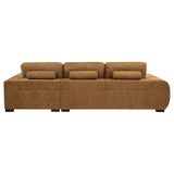 Octavia Amber Upholstered Sectional Chaise Sofa - Ornate Home