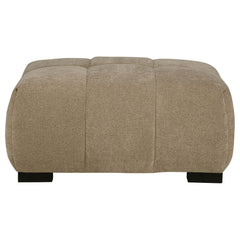 Octavia Camel Upholstered Rectangular Ottoman - Ornate Home