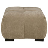 Octavia Camel Upholstered Rectangular Ottoman - Ornate Home