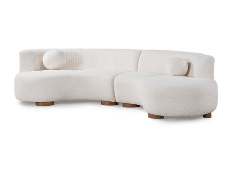 Octavia Ivory Sectional - Ornate Home