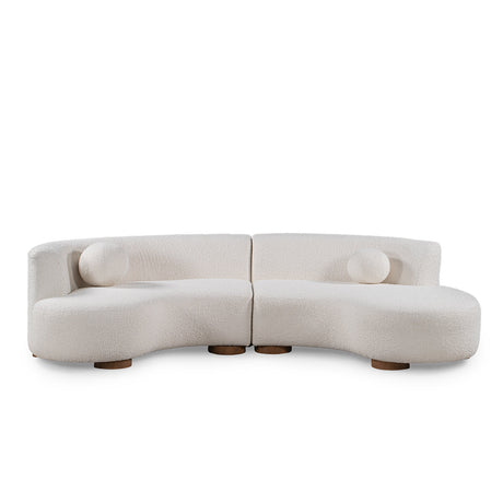 Octavia Ivory Sectional - Ornate Home