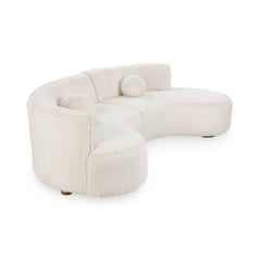 Octavia Vanilla 2 Piece Sectional - Ornate Home