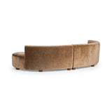 Octavia Walnut Heather 2-Piece Sectional