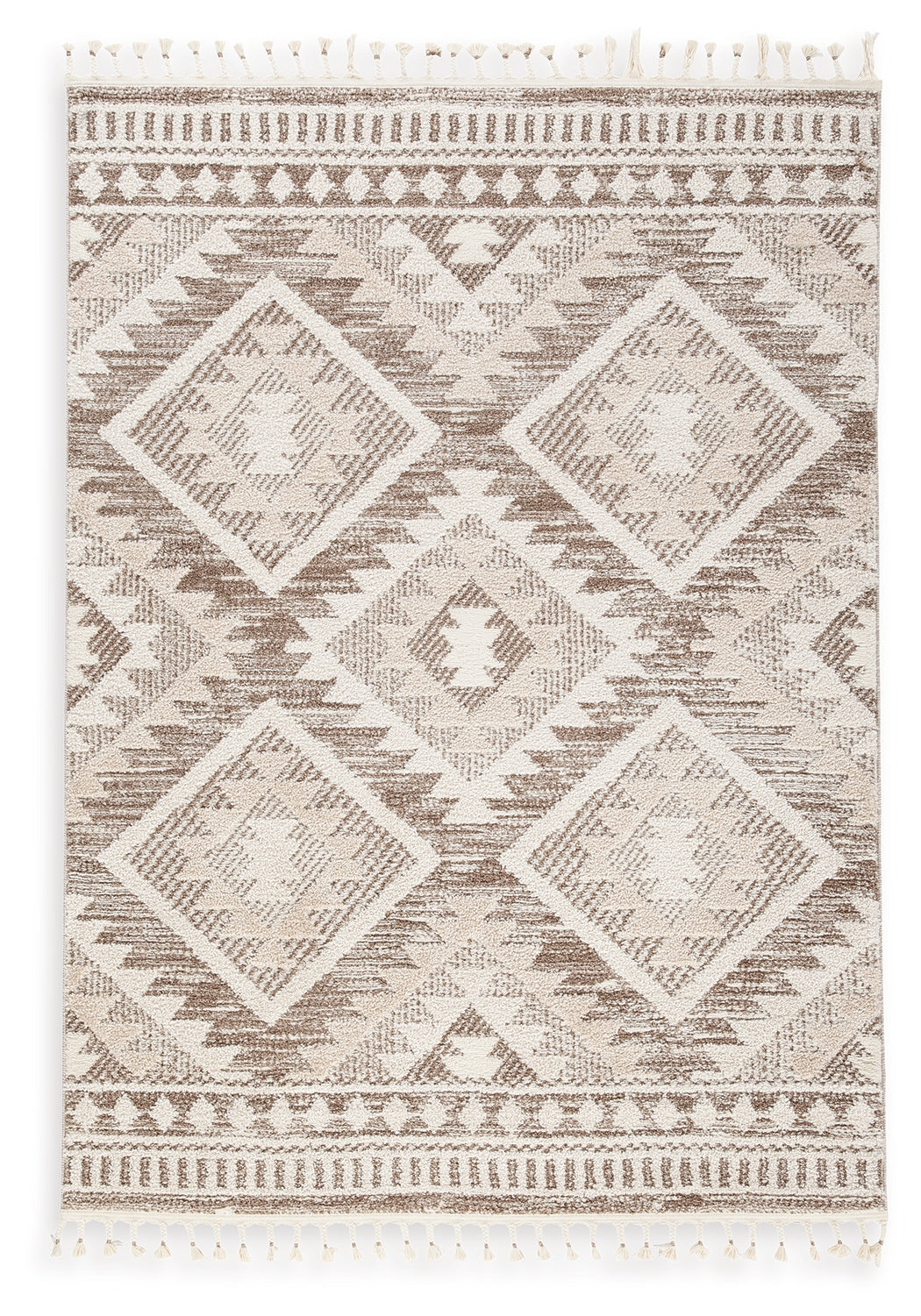 Odedale Tan/Cream 8' x 10' Rug - Ornate Home